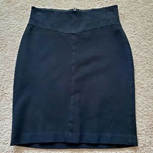 Black high waist skirt